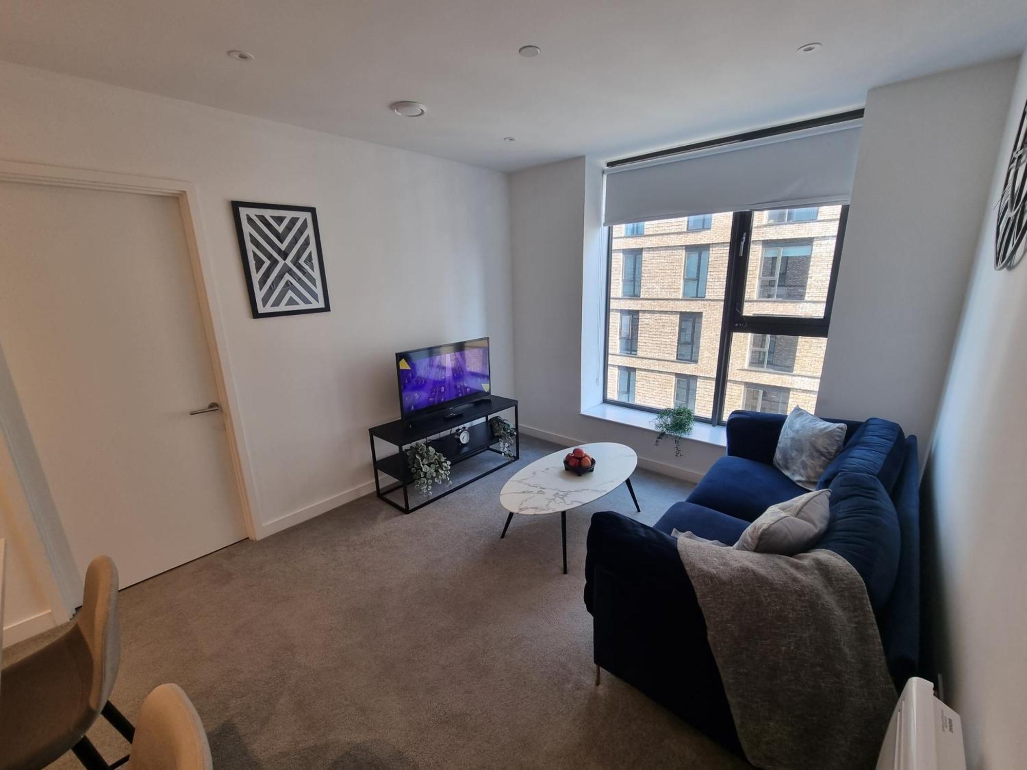 Trafford Suite Modern 1 Bed With Cinema Room Manchester Dış mekan fotoğraf